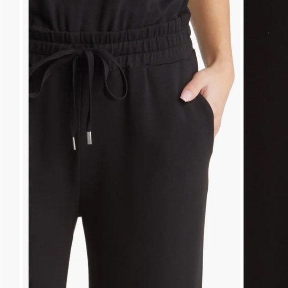 SMASH + TESS Elevate Happy Hour Jumpsuit Black Wide Leg Medium - Picture 10 of 10